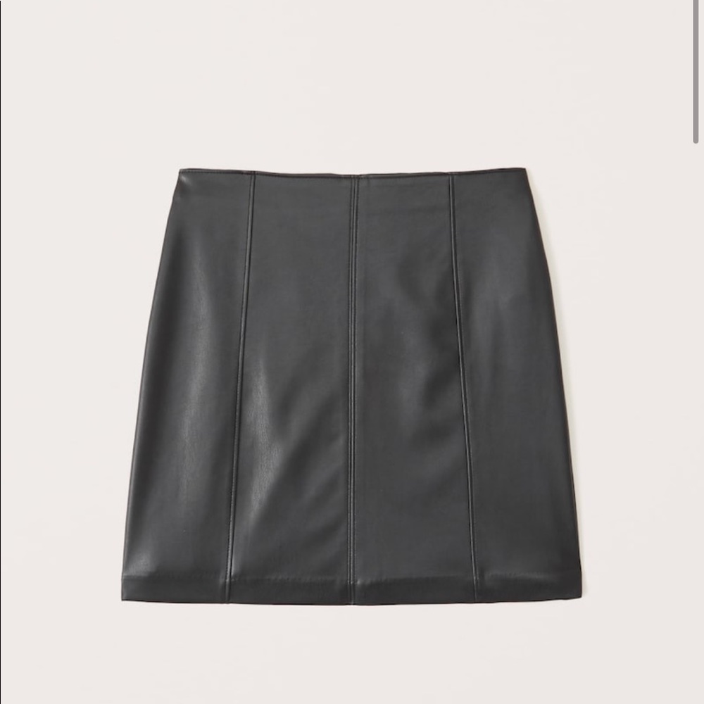 NWT Abercrombie & Fitch Vegan Leather Mini Skirt